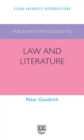 Image for Advanced introduction to law and literature