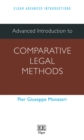 Image for Advanced introduction to comparative legal methods