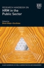 Image for Research Handbook on HRM in the Public Sector