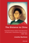 Image for The Distance to China: Twentieth-Century Italian Travel Narratives of Patriotism, Commitment and Disillusion (1898-1985)