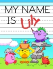 Image for My Name is Lily : Personalized Primary Tracing Workbook for Kids Learning How to Write Their Name, Practice Paper with 1 Ruling Designed for Children in Preschool and Kindergarten