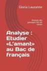 Image for Analyse : Etudier L&#39;amant au Bac de francais: Analyse des passages cles du roman