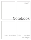 Image for Notebook : Lined Notebook (8.5 x 11 inches) 100 Pages