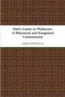 Image for Paul&#39;s Letter to Philemon: A Historical and Exegetical Commentary