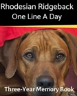 Image for Rhodesian Ridgeback - One Line a Day