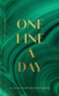 Image for Malachite Green One Line a Day : A Five-Year Memory Book