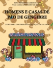 Image for Livro para colorir para criancas de 4-5 anos (Homens e Casas de Pao de Gengibre)