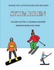 Image for Malbuch fur 4-5 jahrige Kinder (Skifahren) : Dieses Buch enthalt 40 stressfreie Farbseiten, mit denen die Frustration verringert und das Selbstvertrauen gestarkt werden soll. Dieses Buch soll kleinen 