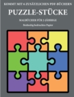 Image for Malbucher fur 2-Jahrige (Puzzle-Stucke) : Dieses Buch enthalt 40 farbige Seiten mit extra dicken Linien, mit denen die Frustration verringert und das Selbstvertrauen gestarkt werden soll. Dieses Buch 