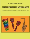 Image for Livre de coloriage pour les enfants de 4 a 5 ans (Instruments musicaux)