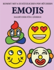 Image for Malbucher fur 2-Jahrige (Emojis) : Dieses Buch enthalt 40 farbige Seiten mit extra dicken Linien, mit denen die Frustration verringert und das Selbstvertrauen gestarkt werden soll. Dieses Buch wird Kl