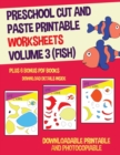 Image for Preschool Cut and Paste Printable Worksheets - Volume 3 (Fish)