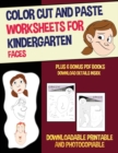 Image for Color Cut and Paste Worksheets for Kindergarten (Faces)