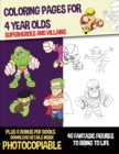 Image for Coloring Pages for 4 Year Olds (Superheroes and Villains)