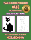 Image for TRACE AND COLOR WORKSHEETS  CATS : THIS