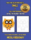 Image for Trace and color worksheets (Owls 1)