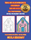 Image for Trace and color worksheets (Gingerbread Men and Houses)