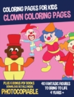 Image for CLOWN COLORING PAGES  COLORING PAGES FOR