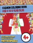 Image for Fashion Coloring Book for 4 to 9 Year Olds