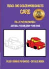Image for Trace and color worksheets (Cars) : This book has 40 trace and color worksheets. This book will assist young children to develop pen control and to exercise their fine motor skills.