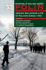 Image for Polin Volume 33 Jewish Religious Life in Poland Since 1750: Studies in Polish Jewry : Volume 33,