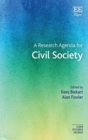 Image for A Research Agenda for Civil Society