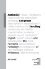 Image for Antisocial language teaching  : English and the pervasive pathology of whiteness