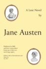 Image for Jane Austen&#39;s lost novel  : its importance for understanding the development of her art