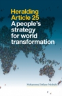 Image for Heralding Article 25  : a people&#39;s strategy for world transformation