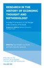 Image for Research in the history of economic thought and methodology: including a symposium on Carl Menger at the centenary of his death. : Volume 39B