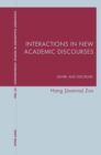 Image for Interactions in new academic discourses  : genre and discipline