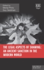 Image for The legal aspects of shaming  : an ancient sanction in the modern world