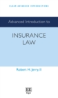 Image for Advanced Introduction to Insurance Law