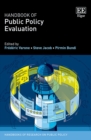 Image for Handbook of public policy evaluation