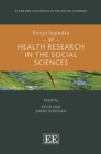 Image for Encyclopedia of Health Research in the Social Sciences