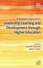 Image for A Research Agenda for Leadership Learning and Development through Higher Education
