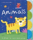 Animals  : a peek-a-boo felt book by Hall, Holly cover image