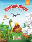 Image for dinosaurios libro de colorear para ninos : de 4 a 6 Anos, T-Rex, brontosaurio, estegosaurio y muchos otros por descubrir, el gran libro para colorear de dinosaurios!