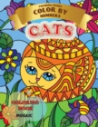 Image for Coloring Book - Color by Numbers - Mosaic Cats : Coloring with numeric worksheets, Color by number for Adults and Children with colored pencils.Advanced color By Number.