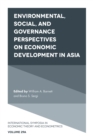 Image for Environmental, social, and governance perspectives on economic development in Asia : 29A