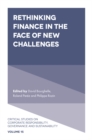 Image for Rethinking Finance in the Face of New Challenges