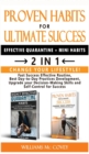 Image for PROVEN HABITS FOR ULTIMATE SUCCESS (EFFECTIVE QUARANTINE + MINI HABITS) - 2 in 1 : Change your Lifestyle! Fast Success Effective Routine, Best Day-to-Day Practices Development, Upgrade your Decision-M