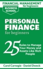 Image for Financial Management for Beginners - Personal Finance : 25 rules to manage your money and assets like rich people