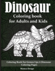 Image for Dinosaur Coloring book for Adults and Kids : Dinosaur Mandala Coloring Book Coloring Books for Adults and Teens Featuring Stress Relieving Patterns