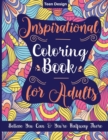 Image for Inspirational Coloring Book for Adults : Believe You Can &amp; You&#39;re Halfway There