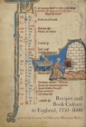 Image for Recipes and Book Culture in England, 1350–1600