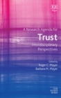 Image for A research agenda for trust: interdisciplinary perspectives