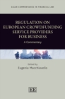 Image for Regulation on European crowdfunding service providers for business  : a commentary