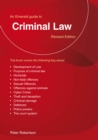 Image for An Emerald Guide To Criminal Law : Revised Edition