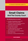 Image for A Straightforward Guide to Small Claims and the County Court
